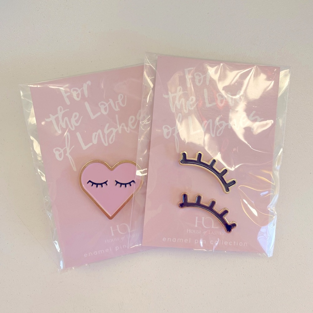 House of Lashes Enamel Pin Set